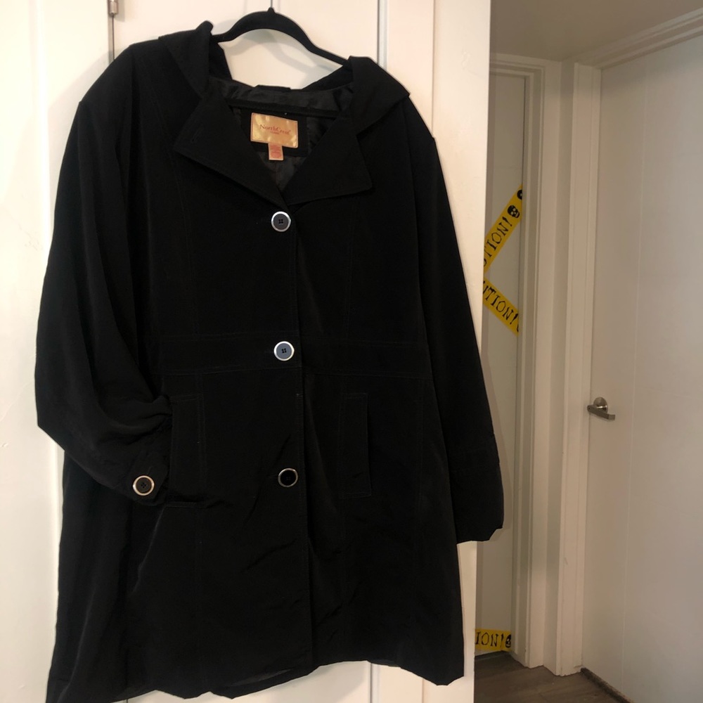 Hooded Coat w Pockets